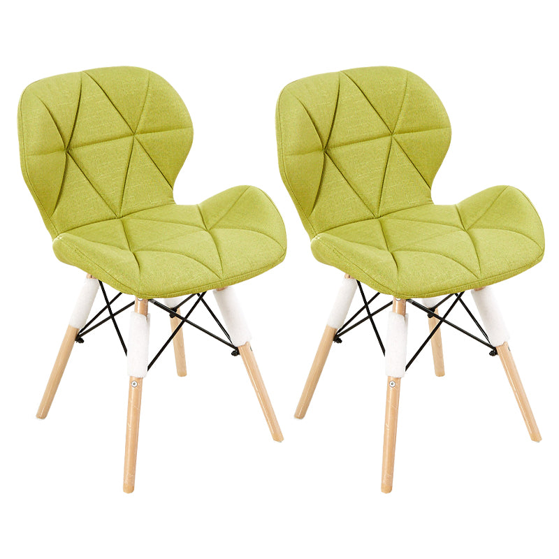 Accueil Chaise d'accélération scandinave en bois rembourré en bois rembourré chaise