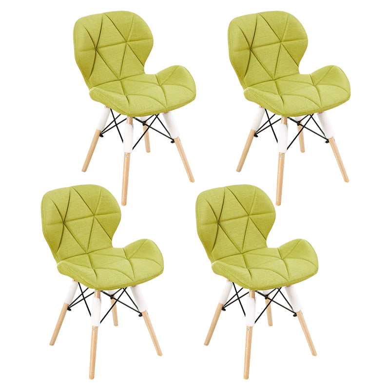Accueil Chaise d'accélération scandinave en bois rembourré en bois rembourré chaise