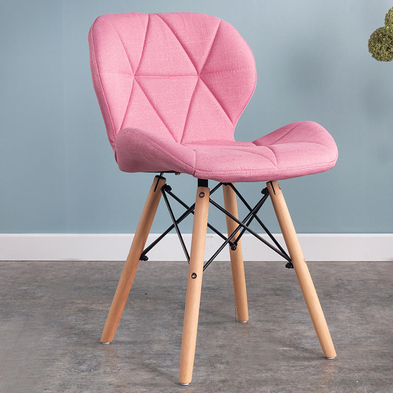 Accueil Chaise d'accélération scandinave en bois rembourré en bois rembourré chaise