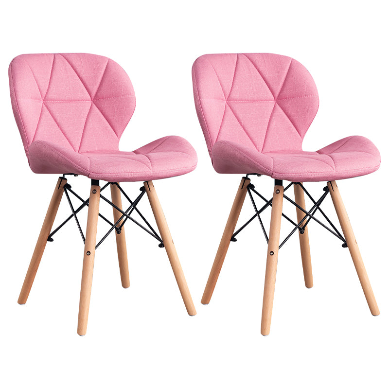 Accueil Chaise d'accélération scandinave en bois rembourré en bois rembourré chaise