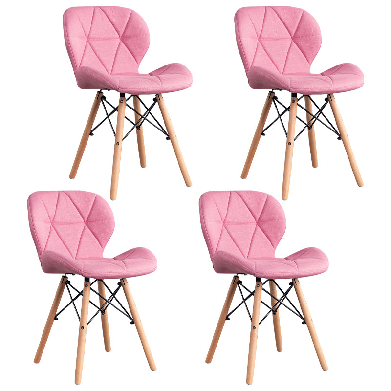 Accueil Chaise d'accélération scandinave en bois rembourré en bois rembourré chaise