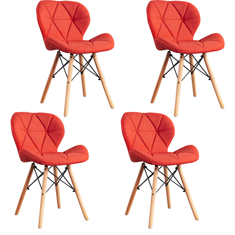 Accueil Chaise d'accélération scandinave en bois rembourré en bois rembourré chaise