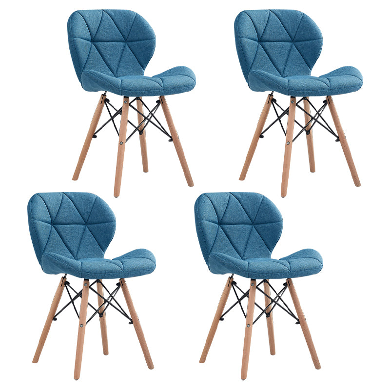 Accueil Chaise d'accélération scandinave en bois rembourré en bois rembourré chaise