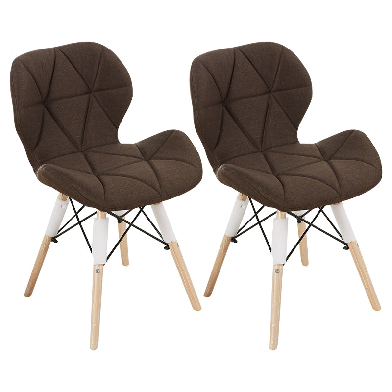Accueil Chaise d'accélération scandinave en bois rembourré en bois rembourré chaise