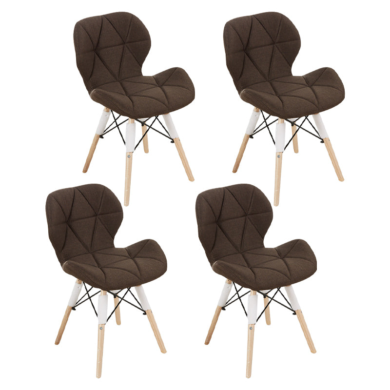 Accueil Chaise d'accélération scandinave en bois rembourré en bois rembourré chaise