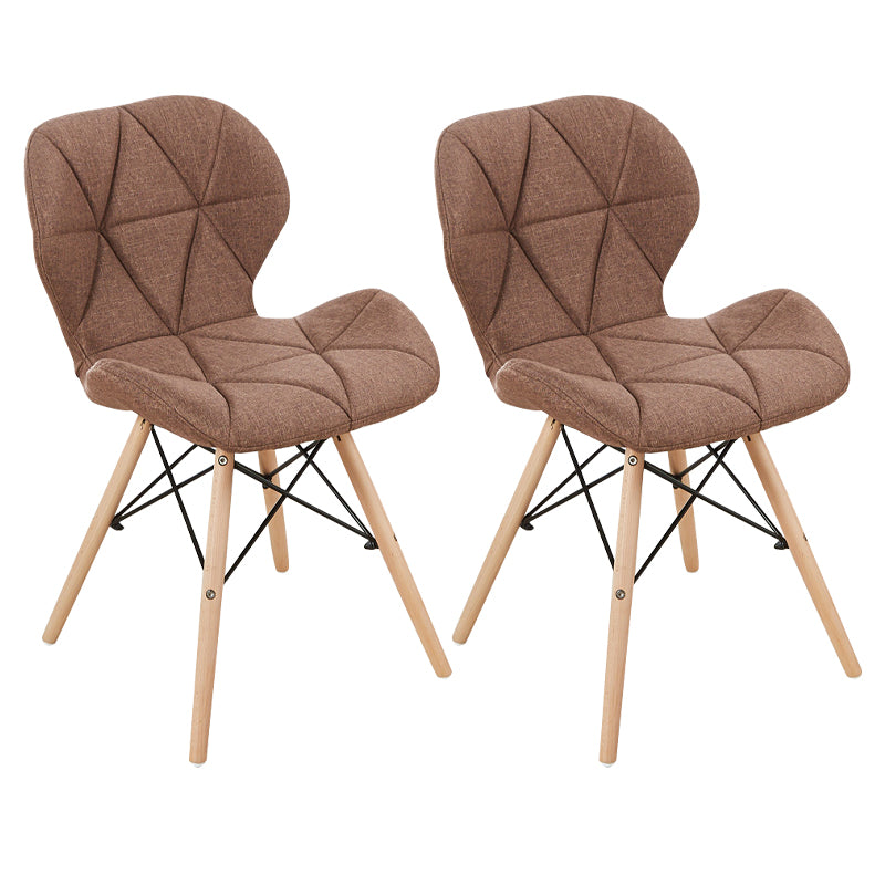 Accueil Chaise d'accélération scandinave en bois rembourré en bois rembourré chaise