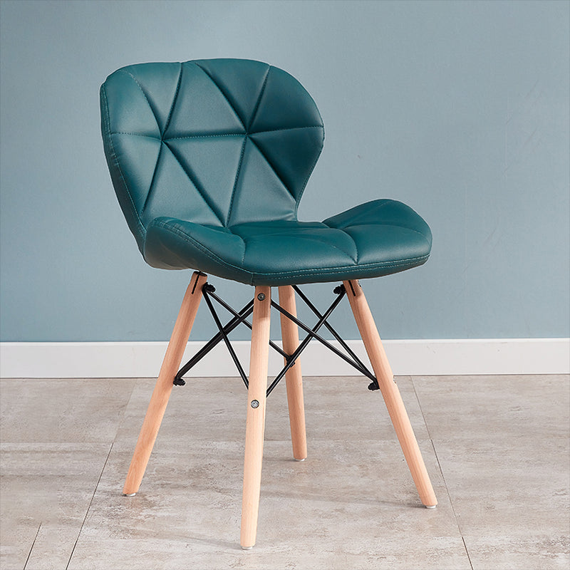 Accueil Chaise d'accélération scandinave en bois rembourré en bois rembourré chaise