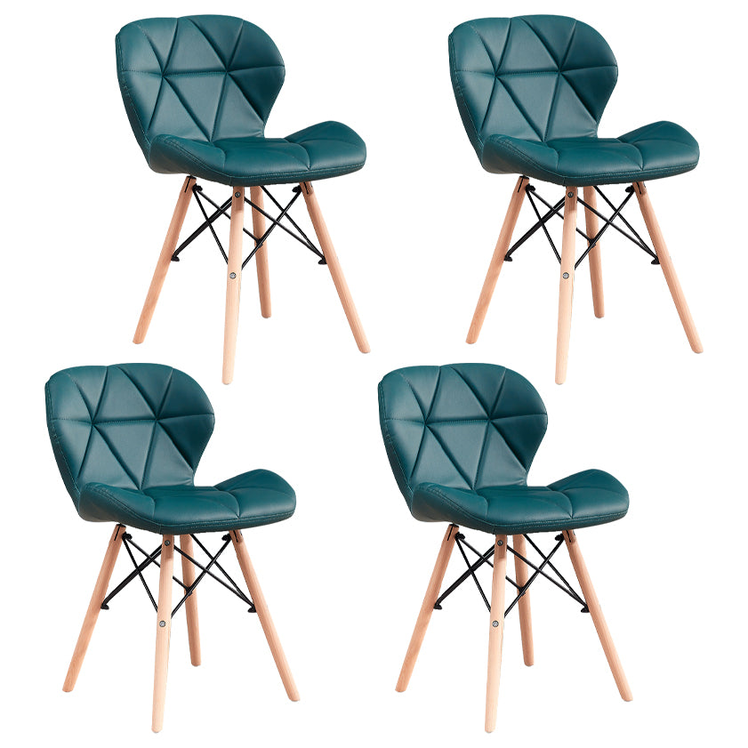 Accueil Chaise d'accélération scandinave en bois rembourré en bois rembourré chaise