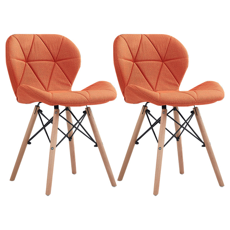 Accueil Chaise d'accélération scandinave en bois rembourré en bois rembourré chaise