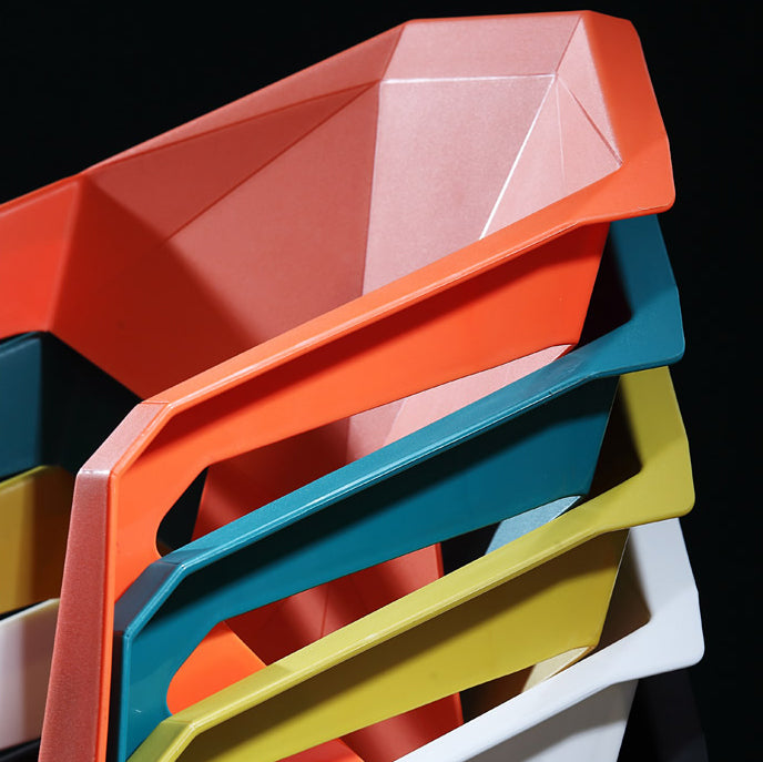 Chaises de restauration en plastique de style moderne chaises latérales empilables pour la cuisine