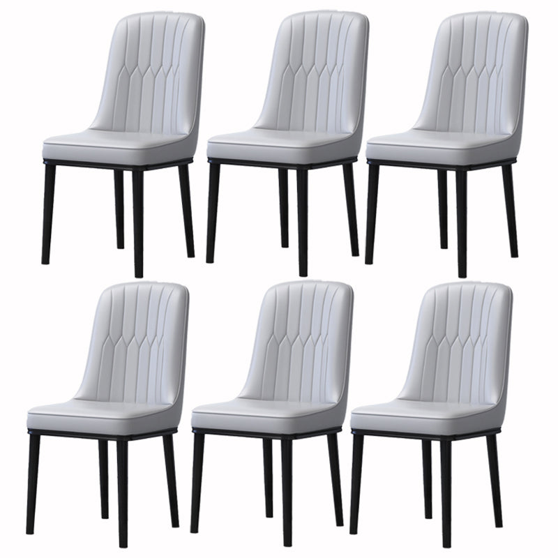Accueil Chaise latéral scandinave Metal Solid Back Roard Roard Room