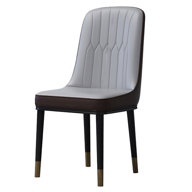 Accueil Chaise latéral scandinave Metal Solid Back Roard Roard Room