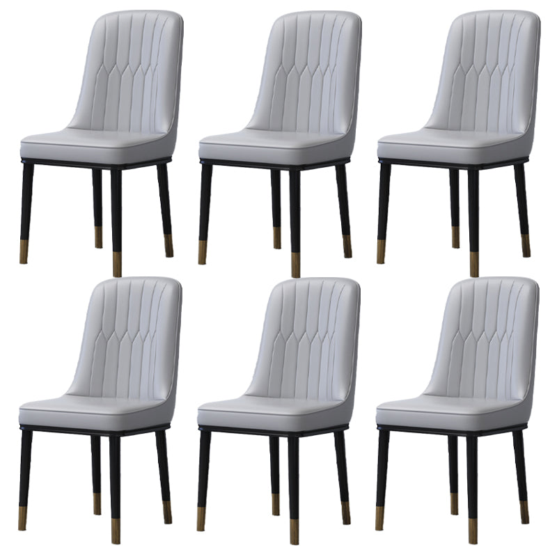 Accueil Chaise latéral scandinave Metal Solid Back Roard Roard Room