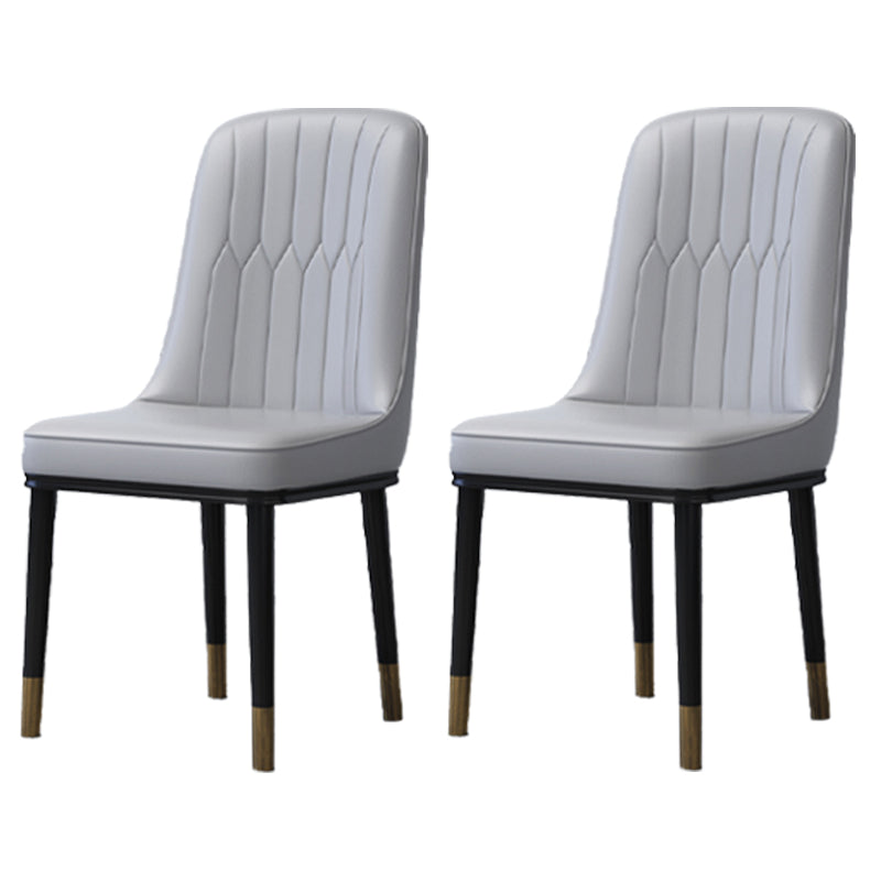 Accueil Chaise latéral scandinave Metal Solid Back Roard Roard Room