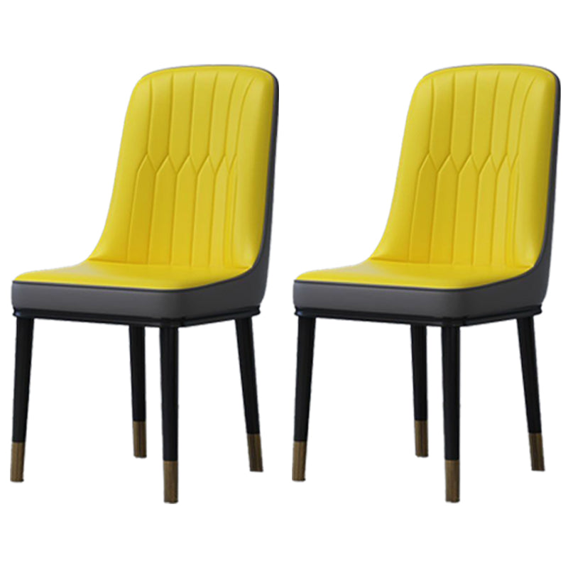 Accueil Chaise latéral scandinave Metal Solid Back Roard Roard Room