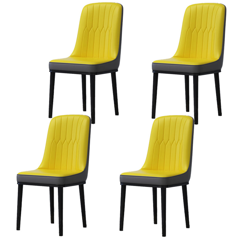 Accueil Chaise latéral scandinave Metal Solid Back Roard Roard Room