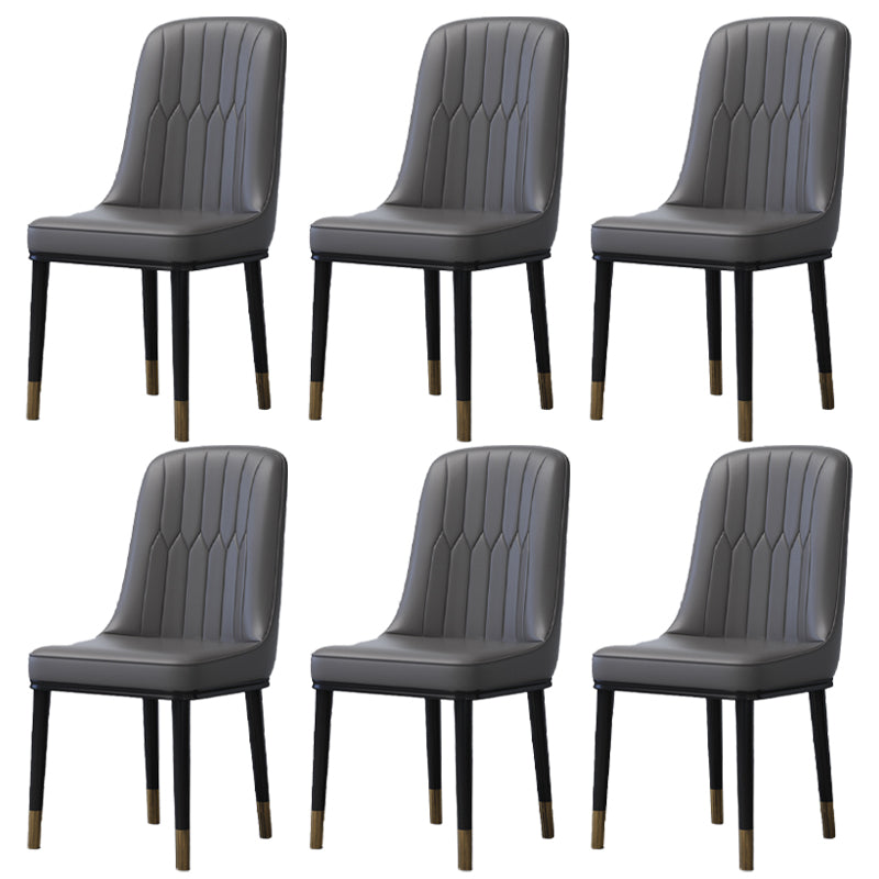Accueil Chaise latéral scandinave Metal Solid Back Roard Roard Room