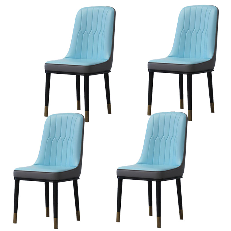 Accueil Chaise latéral scandinave Metal Solid Back Roard Roard Room