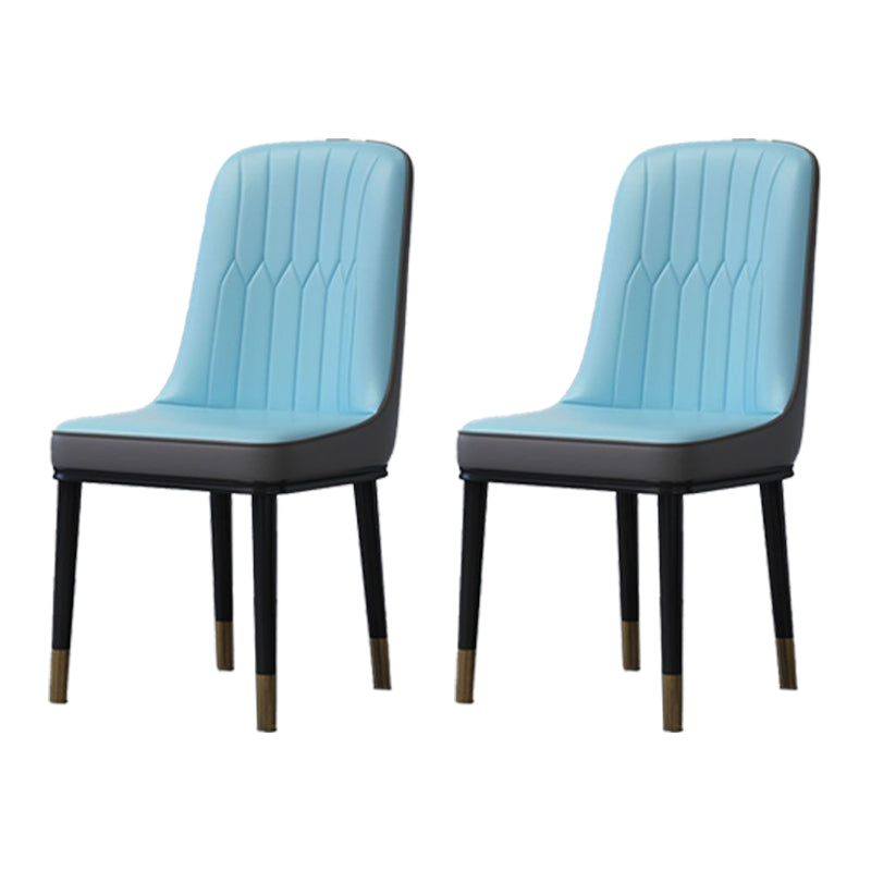Accueil Chaise latéral scandinave Metal Solid Back Roard Roard Room