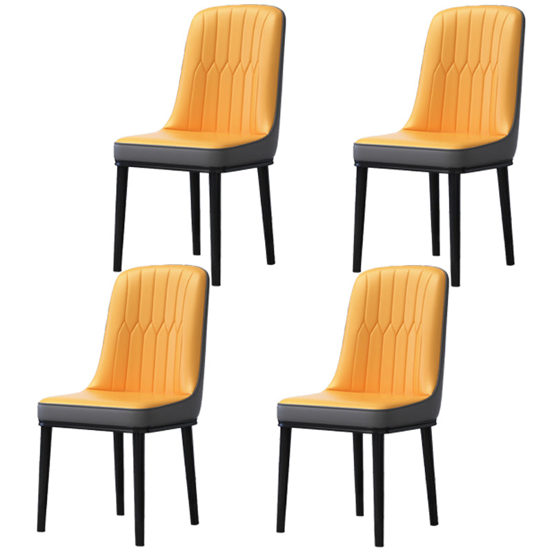 Accueil Chaise latéral scandinave Metal Solid Back Roard Roard Room