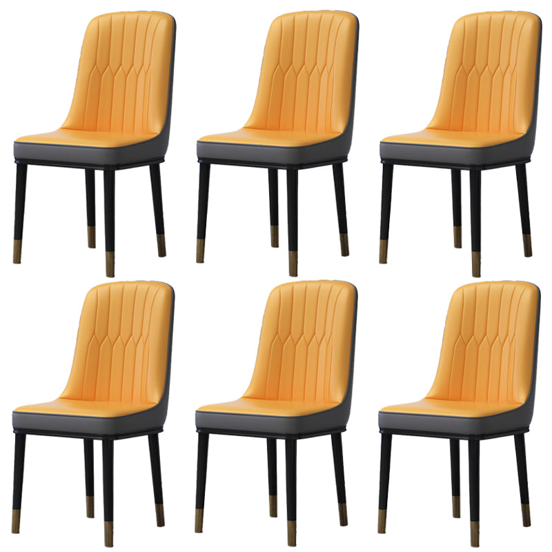 Accueil Chaise latéral scandinave Metal Solid Back Roard Roard Room