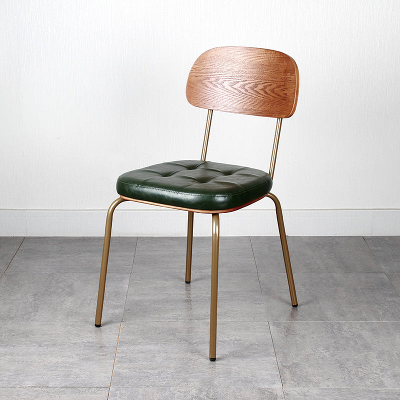 Les chaises de salle à manger sans bras tapissées par style industriel ouvrent les chaises latérales de salle à manger arrière
