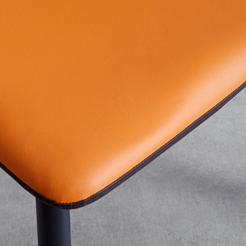 Minimalistische stijl gestoffeerde zijstoelen Open achterstoelen achterstoelen voor thuis