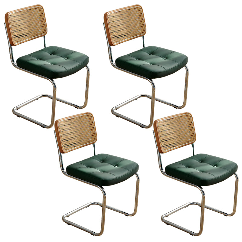 Chaises latérales rembourrées de Style industriel, chaises de salle à manger à dossier ouvert pour la maison