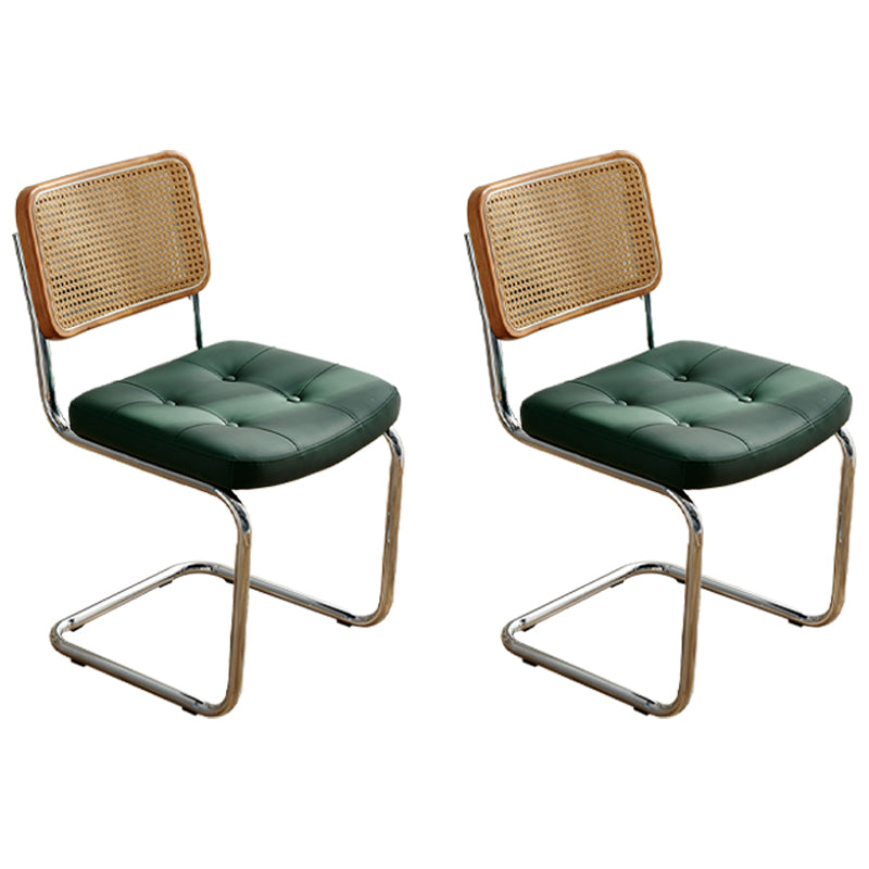 Chaises latérales rembourrées de Style industriel, chaises de salle à manger à dossier ouvert pour la maison