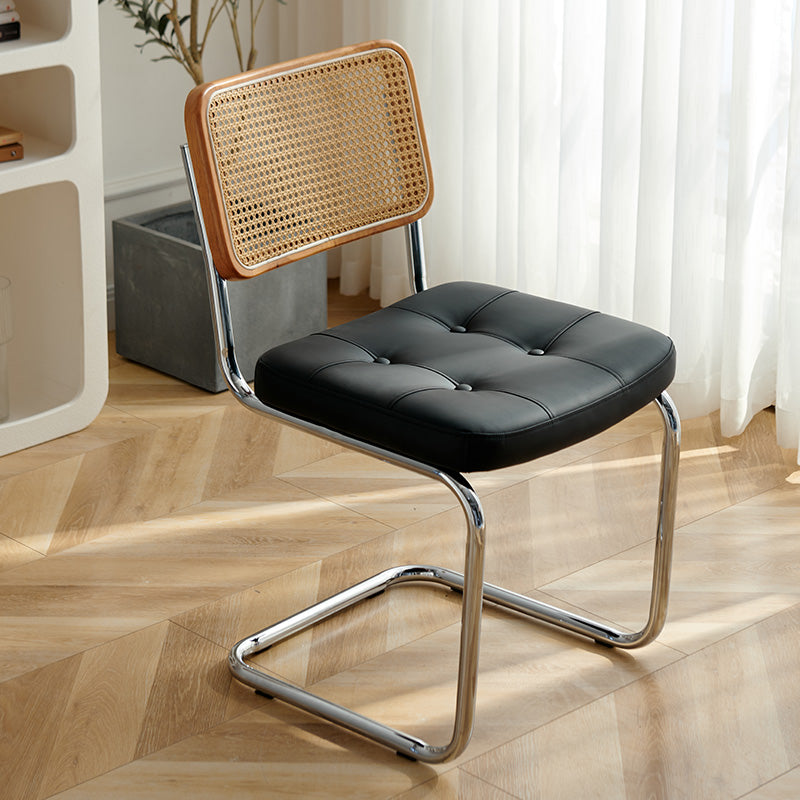 Chaises latérales rembourrées de Style industriel, chaises de salle à manger à dossier ouvert pour la maison