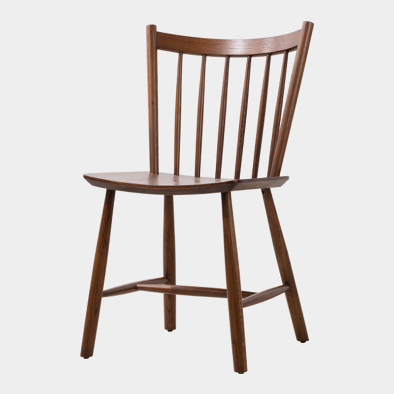 Esszimmerstuhl aus Holz im minimalistischen Stil, Windsor-Rückseiten-Einzelstuhl für den Heimgebrauch