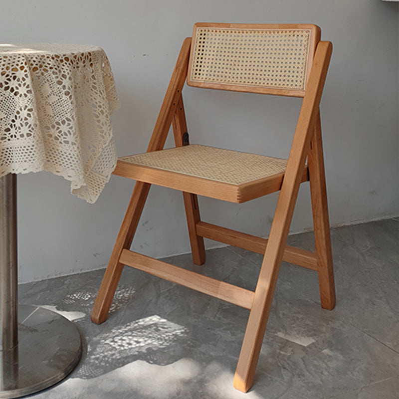 Chaise simple de salle à manger de dossier ouvert de chaise solide de hêtre de style contemporain