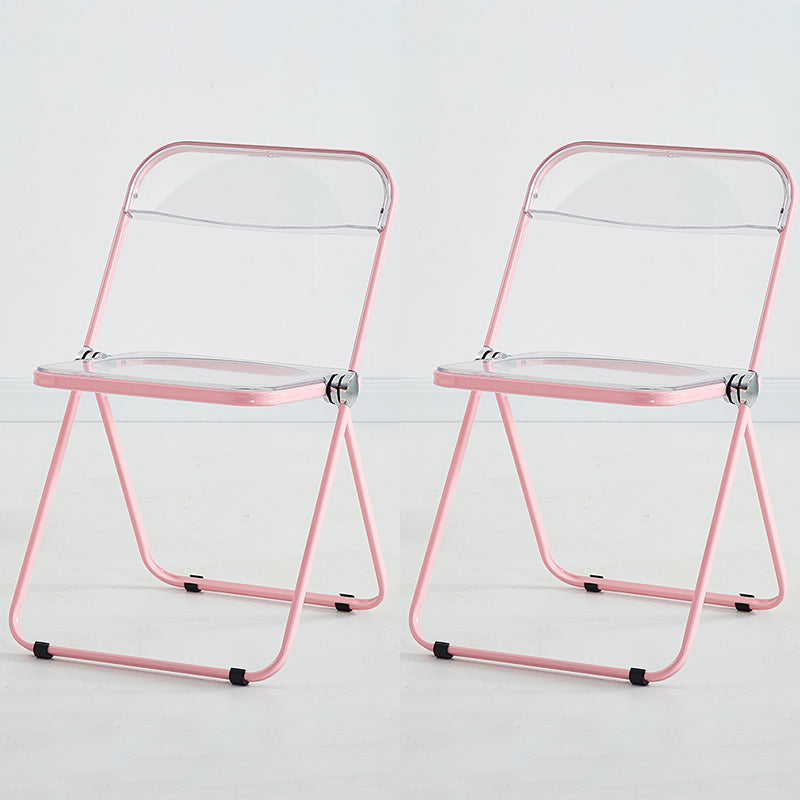 Chaise d'intérieur et d'extérieur moderne en métal, chaise d'appoint de salle à manger à dossier ouvert sans accoudoirs