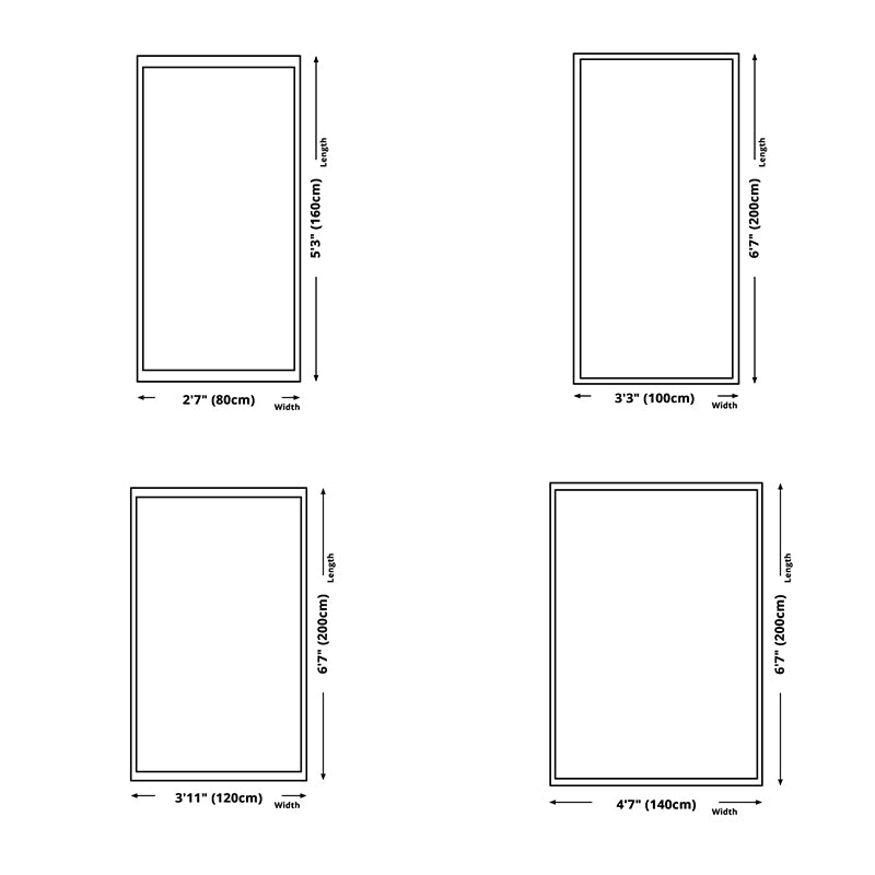 Grey Modern Carpet Polyester Geometric Pattern Rug Stain Resistant Area Rug for Bedroom