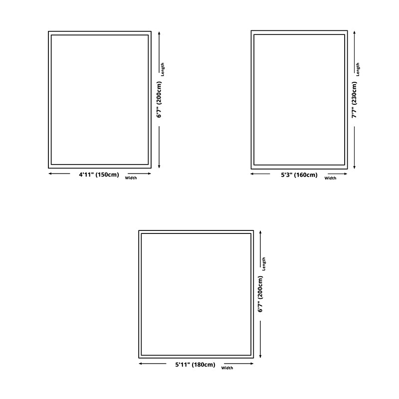 Grey Modern Carpet Polyester Geometric Pattern Rug Stain Resistant Area Rug for Bedroom