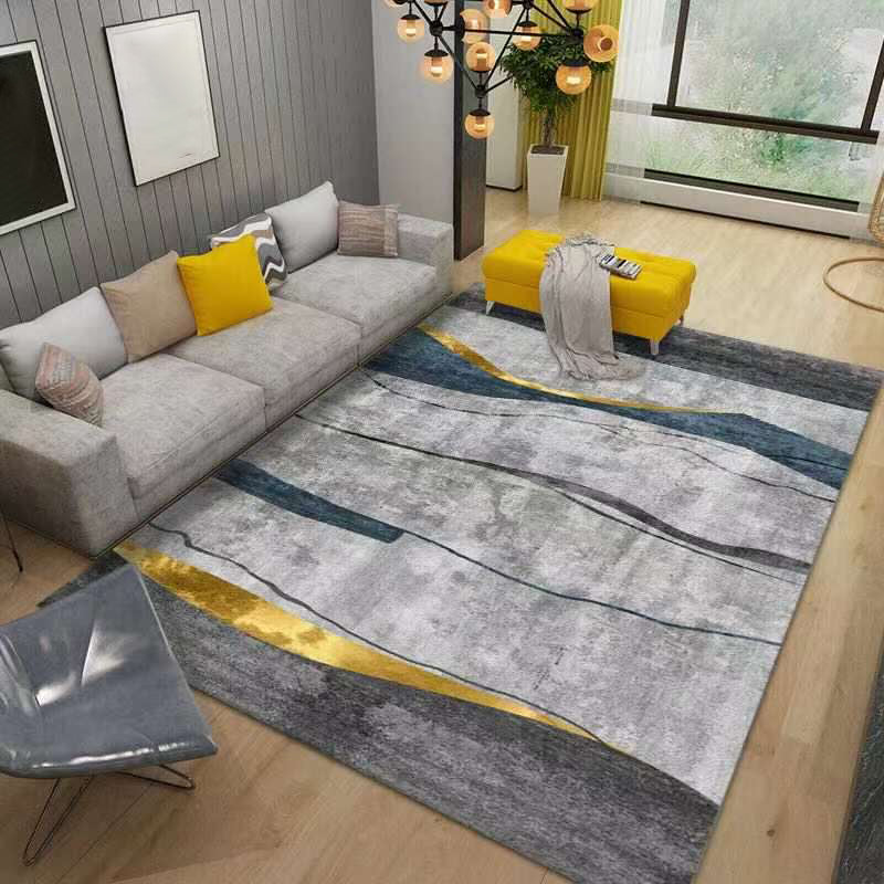 Hedendaags patchwork Tapijt Luxe polyester Area Rug vlekbestendig gebied Tapijt voor woonkamer