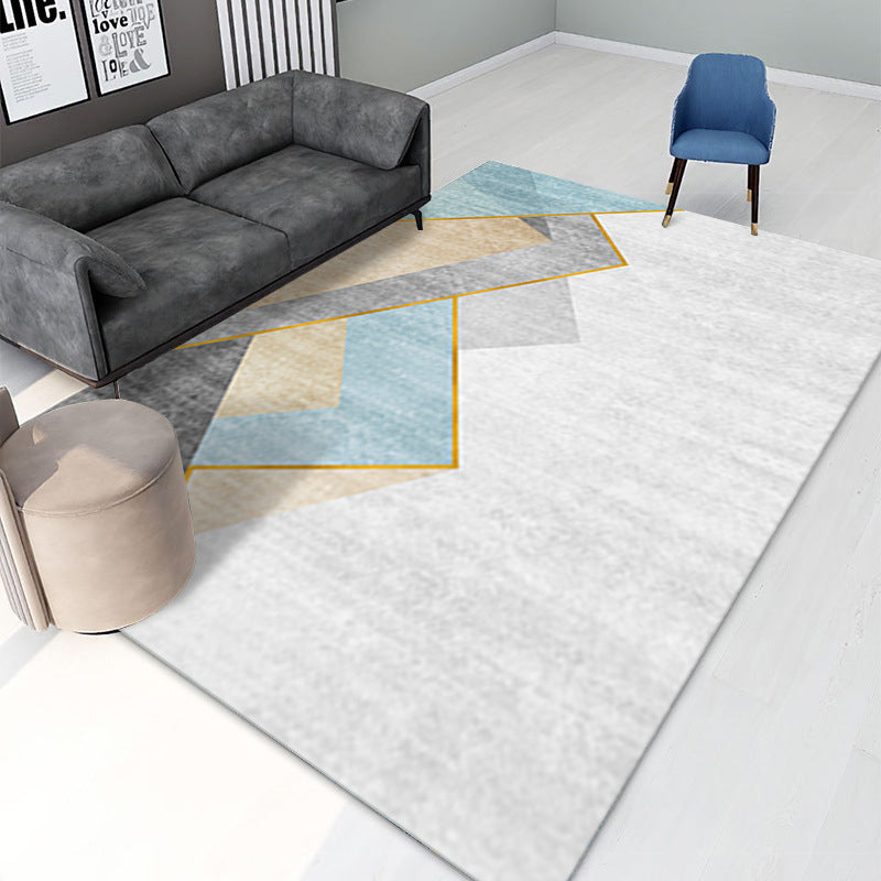 Hedendaags patchwork Tapijt Luxe polyester Area Rug vlekbestendig gebied Tapijt voor woonkamer