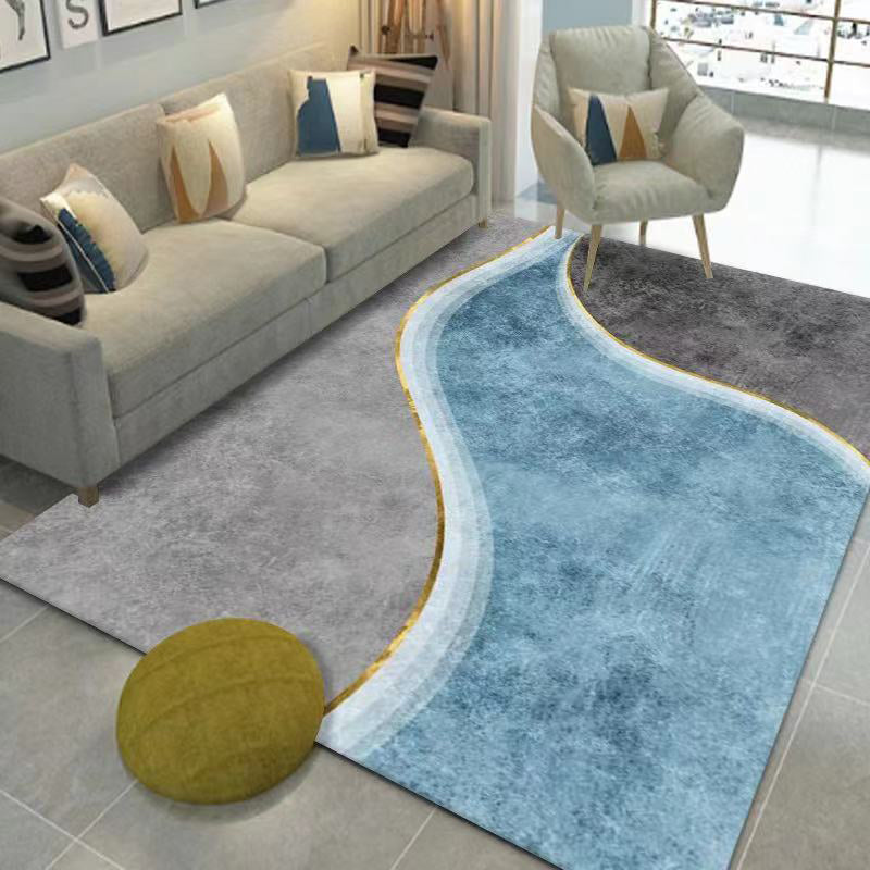 Hedendaags patchwork Tapijt Luxe polyester Area Rug vlekbestendig gebied Tapijt voor woonkamer