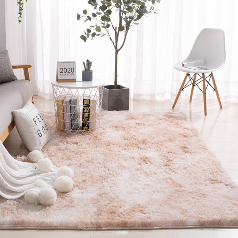 Tapis moderne de moquette de tapis en polyester tapis de support non glipt