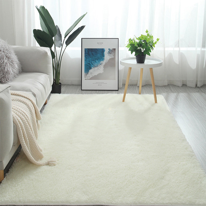 Tapis moderne de moquette de tapis en polyester tapis de support non glipt