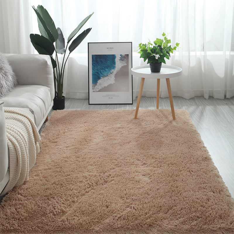 Tapis moderne de moquette de tapis en polyester tapis de support non glipt