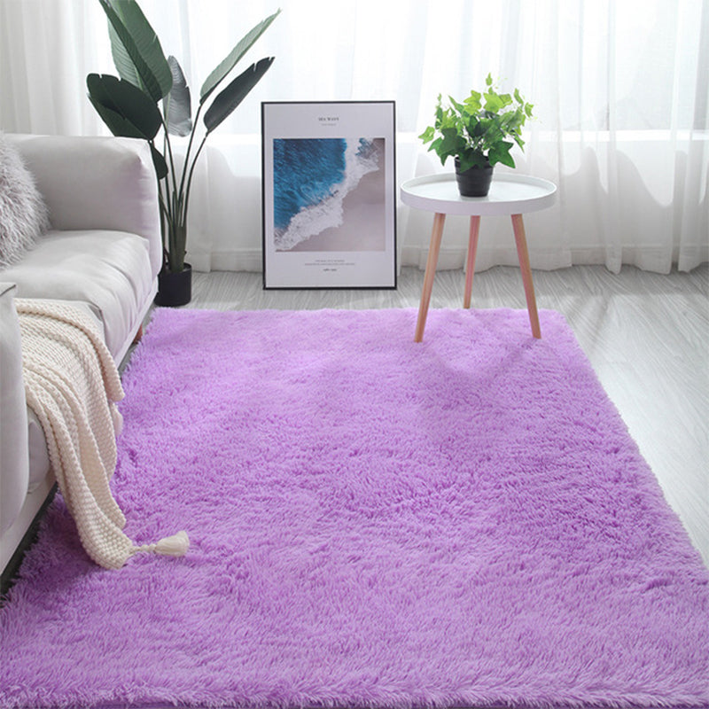 Tapis moderne de moquette de tapis en polyester tapis de support non glipt
