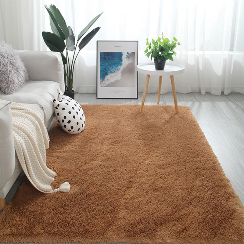 Tapis moderne de moquette de tapis en polyester tapis de support non glipt