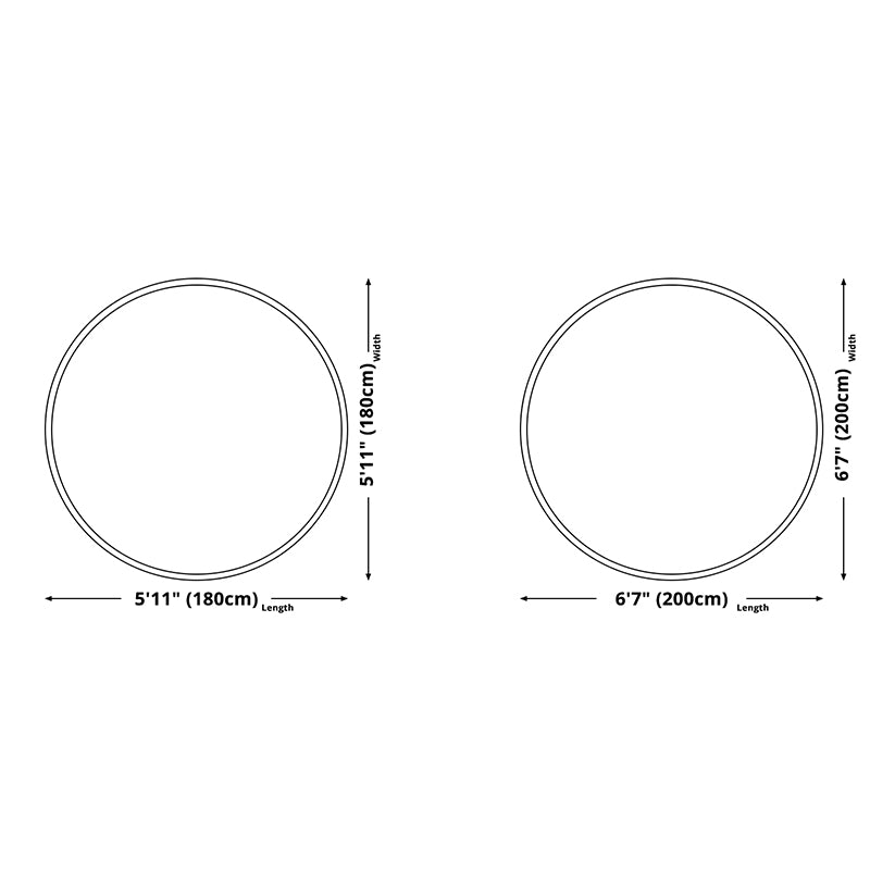 Moderne ronde tapijt polyester abstract print binnen vloerkleurbestendig gebied Rug voor woningdecoratie