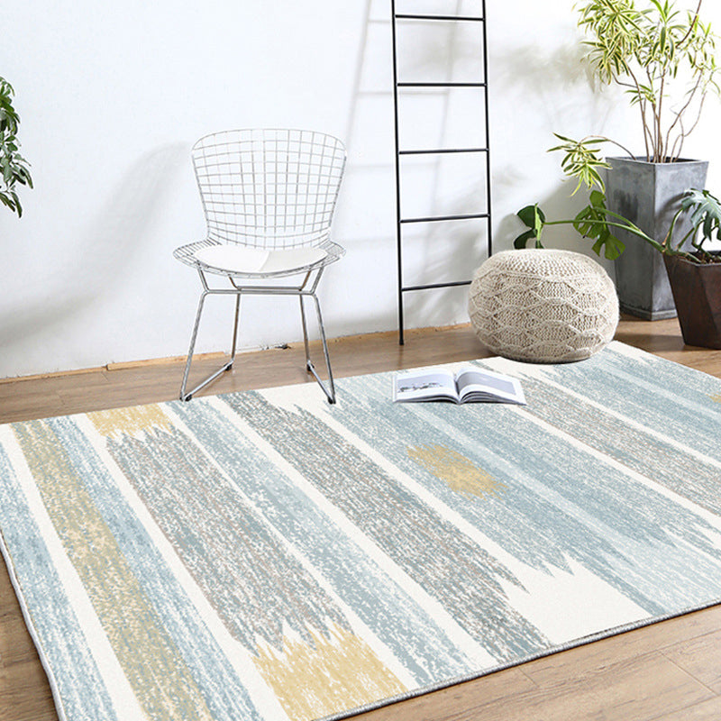 Stijlvolle moderne tapijtgrijs geometrische printruimte Tapijten Polyester Niet-slip achterste tapijt voor thuisdecoratie