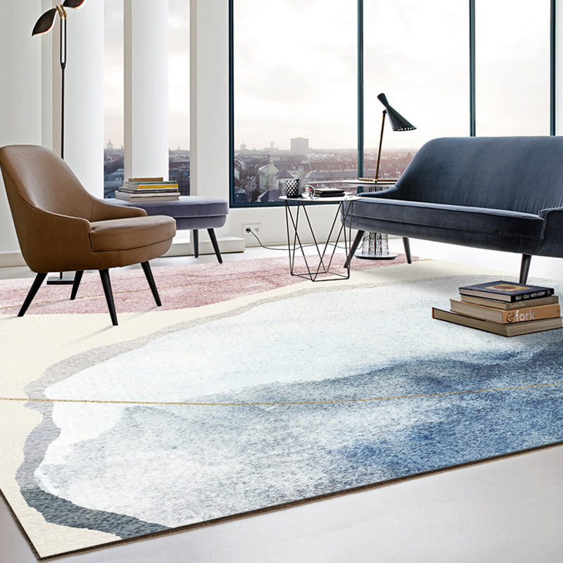 Stijlvolle moderne tapijtgrijs geometrische printruimte Tapijten Polyester Niet-slip achterste tapijt voor thuisdecoratie