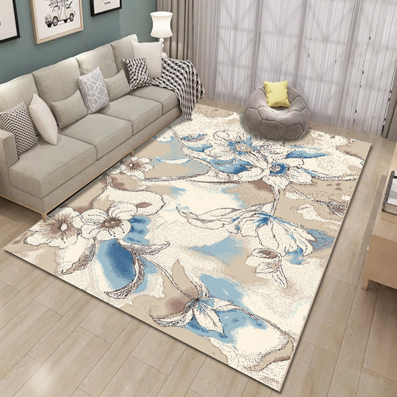 Hedendaags gebied Teken Samenvatting Patroon Funky Rug Polyester Niet-slip tapijt voor woonkamer