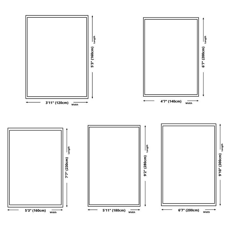 Hedendaags gebied Teken Samenvatting Patroon Funky Rug Polyester Niet-slip tapijt voor woonkamer