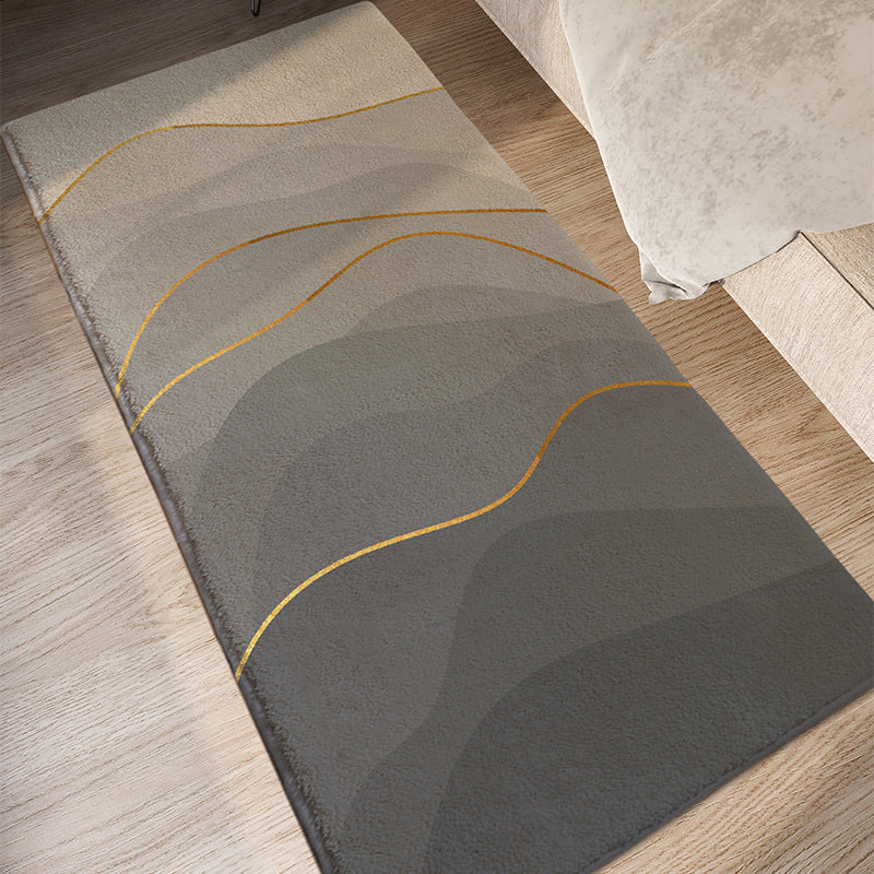 Chique grijs modern tapijt geometrisch patroon polyester gebied tapijt gemakkelijke verzorging tapijt voor woningdecoratie