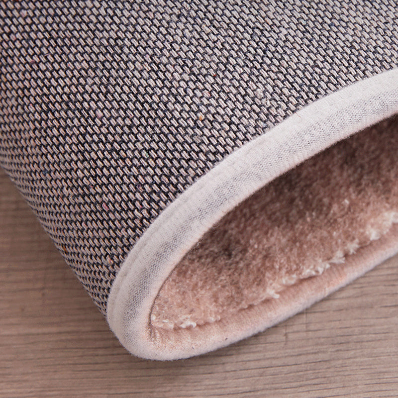 Grijs geometrisch patroon tapijt Modern polyester gebied Rug vlekbestendig vloerkleed voor slaapkamer